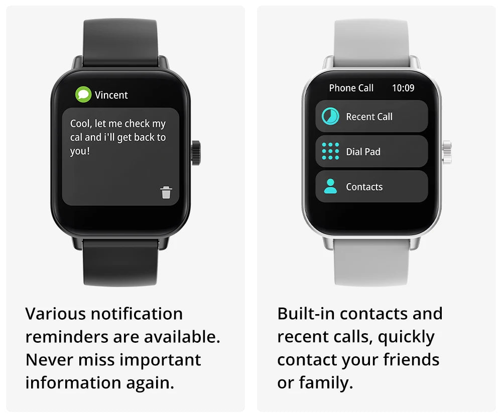 Reloj inteligente COLMI P81 con llamadas de voz, pantalla Ultra de 1,9 pulgadas, Monitor de salud 24H, más de 100 modos deportivos, reloj inteligente Bluetooth para hombres y mujeres