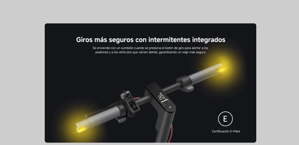 Oficial | Xiaomi Electric Scooter 5 Pro, Amortiguadores dobles delantero y trasero, Duración de la batería prolongada, Luz delantera automática