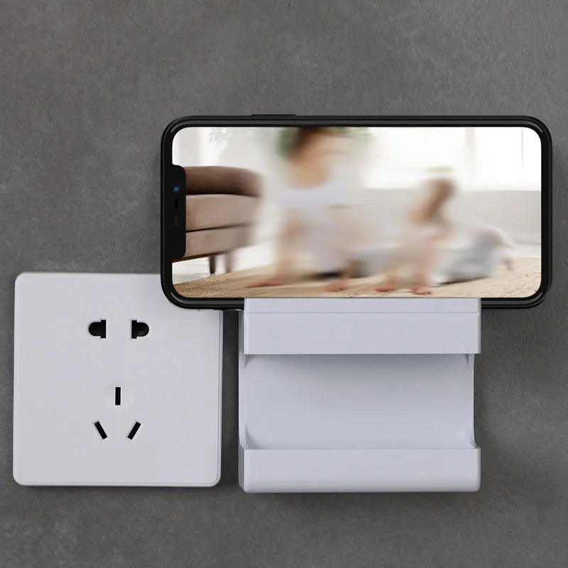 Organizador multifuncional montado en la pared para mandos a distancia y teléfonos móviles