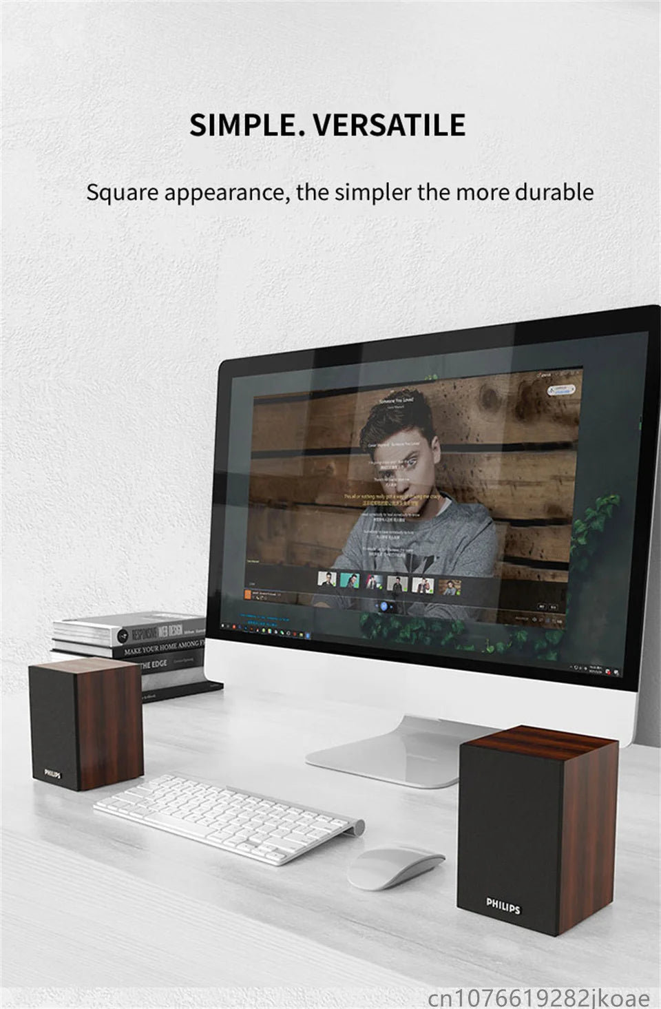 Philips SPA20 Altavoz Bluetooth con sonido envolvente de 360 grados Bluetooth Estéreo inalámbrico para computadora Macbook Laptop