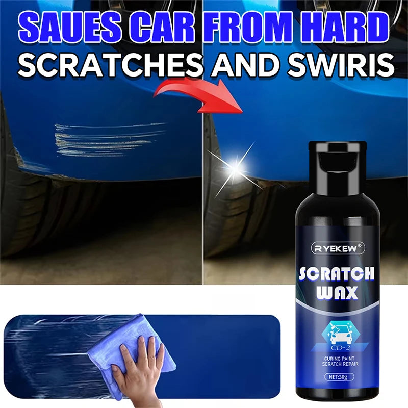 Pasta removedora de arañazos para coche, cera para reparación de pintura de automóviles, reparación de arañazos para automóviles, limpieza y embellecimiento de superficies de automóviles