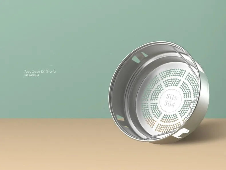 Taza Termo con pantalla de temperatura de 500ML, botella Termo dividida de acero inoxidable, taza aislada al vacío para exteriores, regalo del Día del Padre