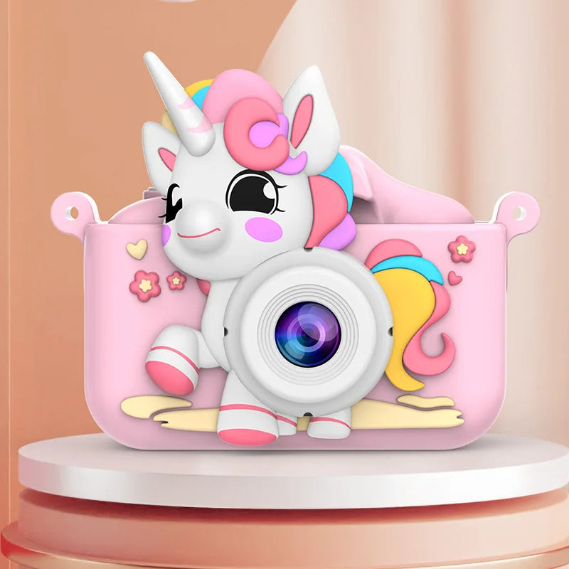 Cámara Digital para niños, juguetes para niñas y niños, pantalla HD de 1080P, grabación de vídeo, reproducción de música, juegos, cámara para niños de 2 pulgadas, regalo