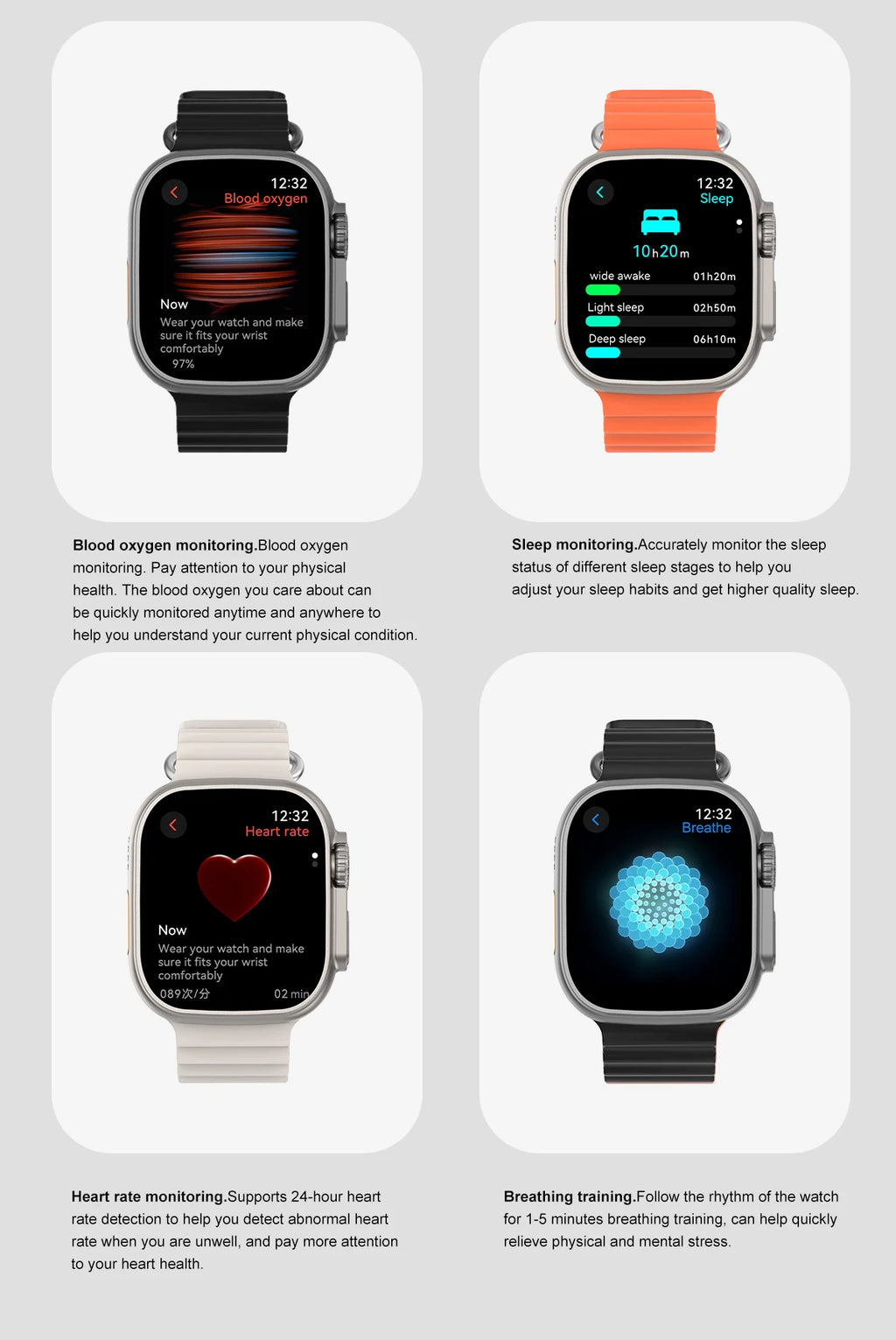 DT Ultra 3 Smartwatch pantalla Amoled 4GB reproductor MP3 MP4 Bluetooth red compartido aplicación tienda ChatGPT reloj inteligente AI hombre Sportwatch