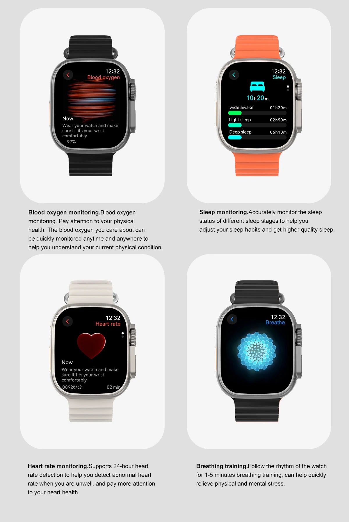 DT Ultra 3 Smartwatch pantalla Amoled 4GB reproductor MP3 MP4 Bluetooth red compartido aplicación tienda ChatGPT reloj inteligente AI hombre Sportwatch