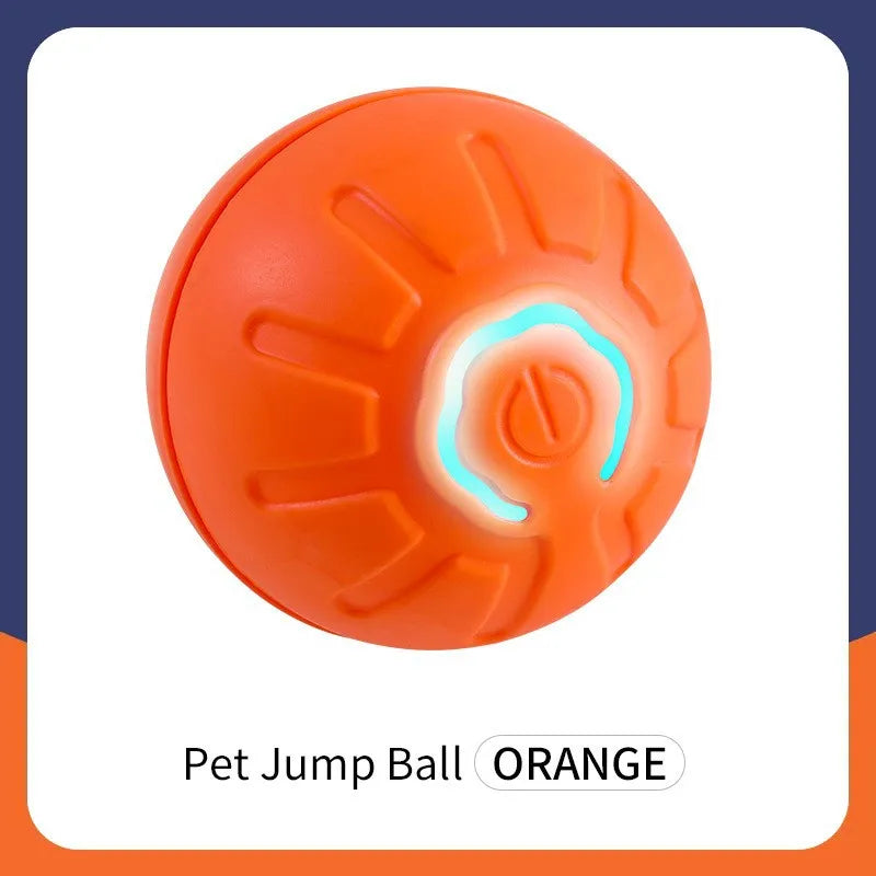 Pelota de juguete inteligente para perros, juguete interactivo electrónico para mascotas, pelota móvil USB, rebote automático para cachorros, regalo de cumpleaños, productos para gatos.