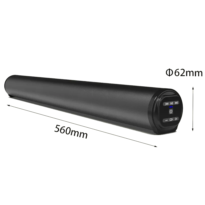 Barra de sonido súper potente, altavoz inalámbrico portátil con Bluetooth, estéreo envolvente, caja de sonido para TV en casa, Subwoofer, Radio FM, caixa de som