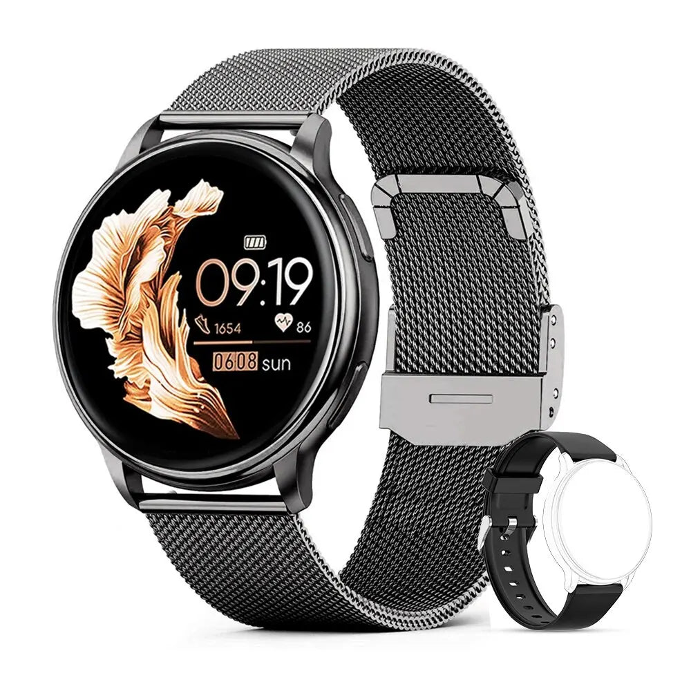 MEVADEN-reloj inteligente para hombre y mujer, pulsera con llamadas, Bluetooth, Dial personalizado, deportivo, rastreador de Fitness, frecuencia cardíaca, para Android e IOS, Y22