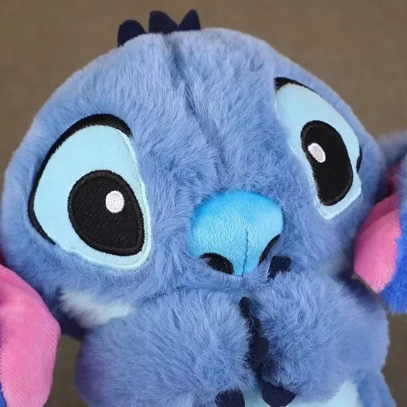 Stitch Anime muñeco de Peluche con iluminación música Airbag Kawaii apaciguar juguete bebé para calmar el sueño Peluche para niños regalo