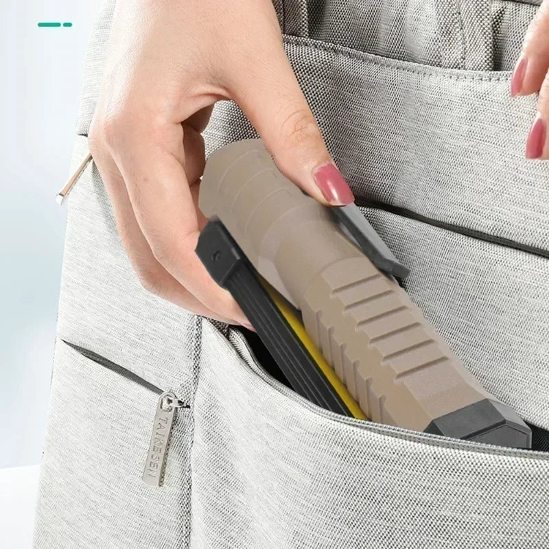 Luz de trabajo LED recargable por USB, linterna COB de 1000 lúmenes con indicador de capacidad de energía, linterna con mango para reparación de automóviles al aire libre