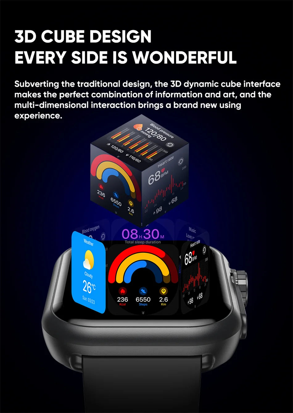Reloj Inteligente Ultra 2 1000 mAh reloj inteligente hombres mujeres 1,85 pulgadas HD pantalla completamente táctil IP68 impermeable Bluetooth llamada Smartwatch