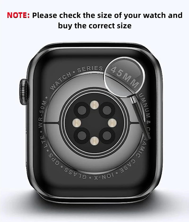 Funda protectora de pantalla para Apple Watch 45mm 44mm 40mm 41mm funda dura de parachoques trasero delantero de PC iwatch 9 8 7 SE 6 5 4 cambio a Ultra