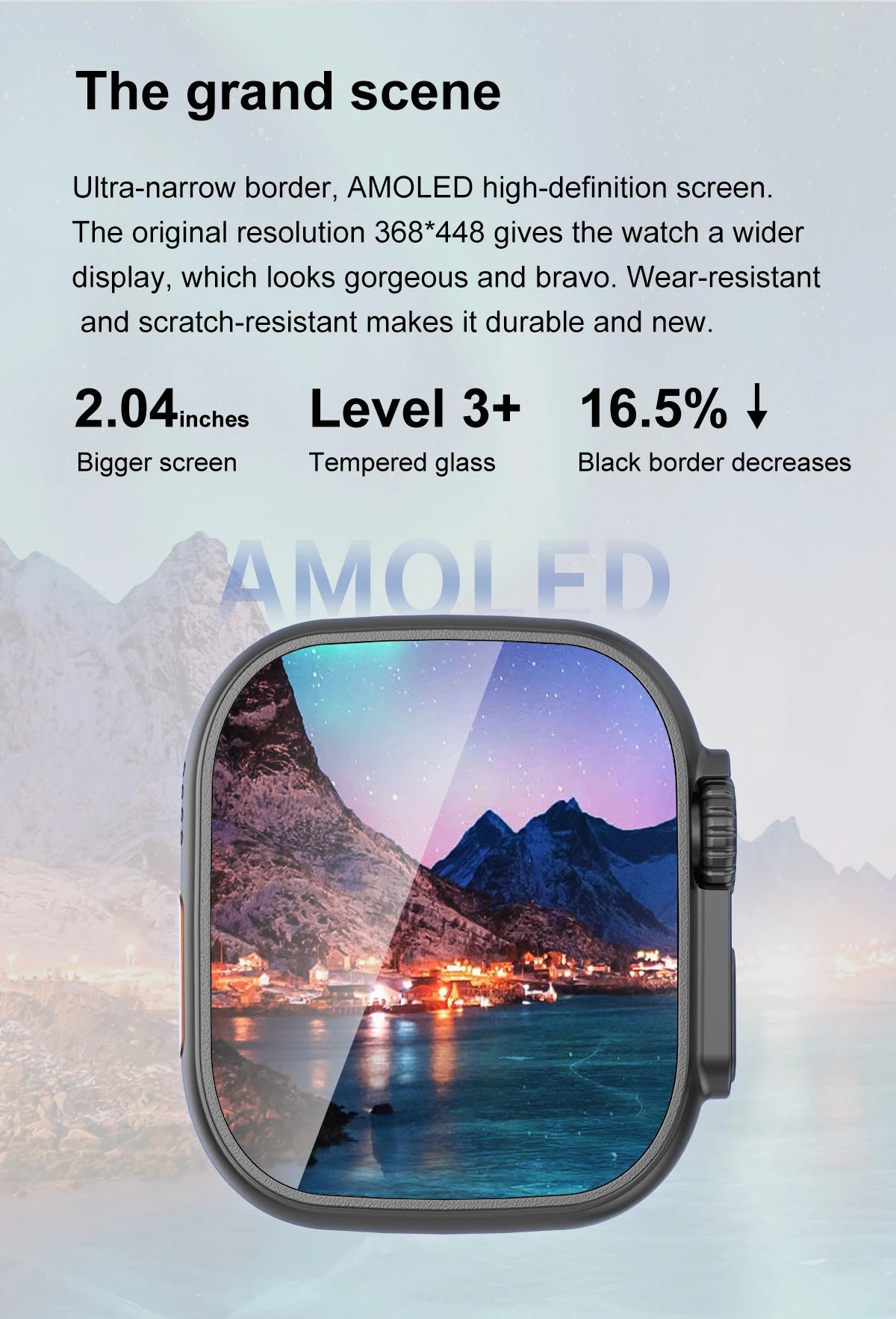 DT Ultra 3 Smartwatch pantalla Amoled 4GB reproductor MP3 MP4 Bluetooth red compartido aplicación tienda ChatGPT reloj inteligente AI hombre Sportwatch