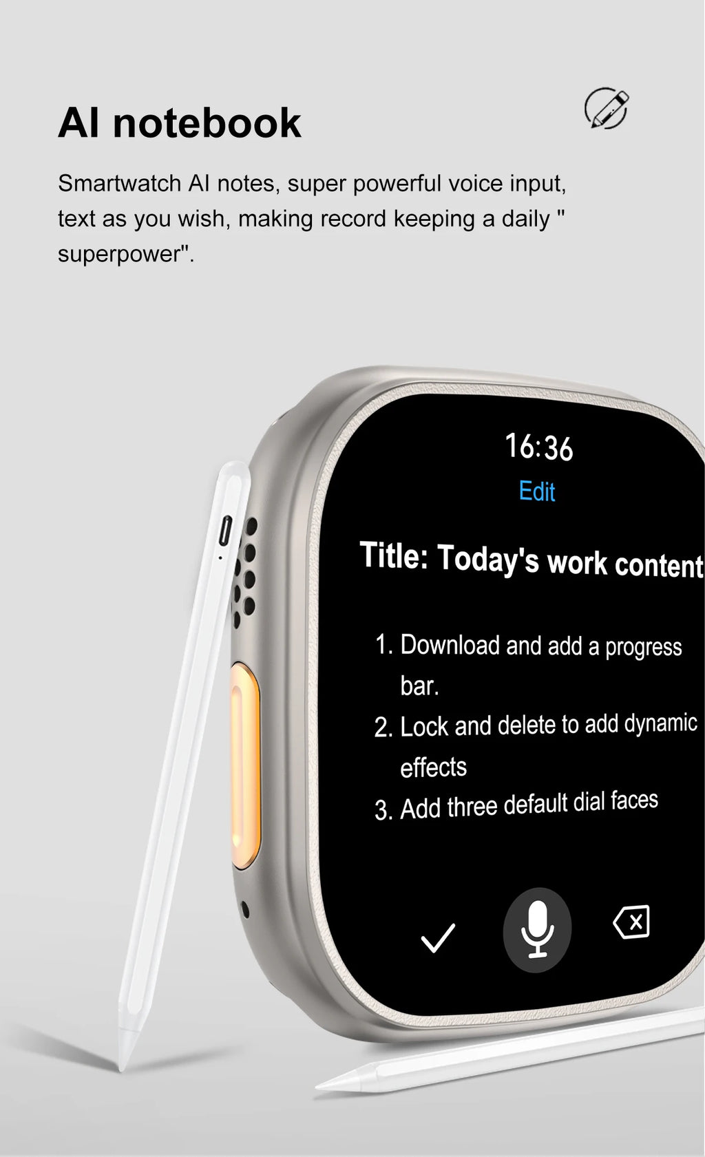 DT Ultra 3 Smartwatch pantalla Amoled 4GB reproductor MP3 MP4 Bluetooth red compartido aplicación tienda ChatGPT reloj inteligente AI hombre Sportwatch