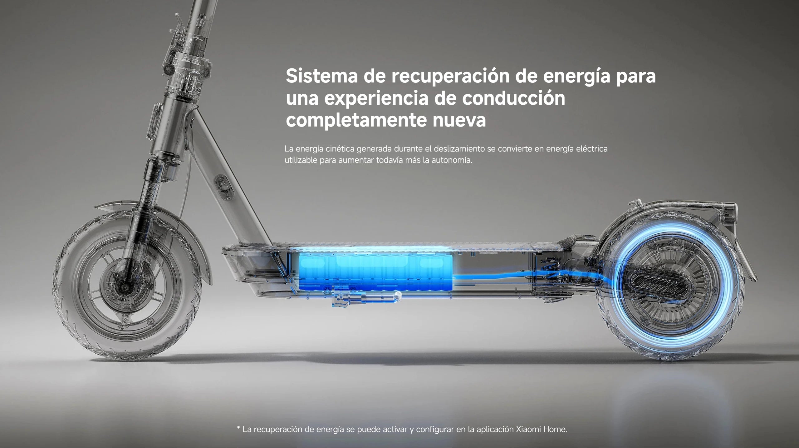 Oficial | Xiaomi Electric Scooter 5 Pro, Amortiguadores dobles delantero y trasero, Duración de la batería prolongada, Luz delantera automática