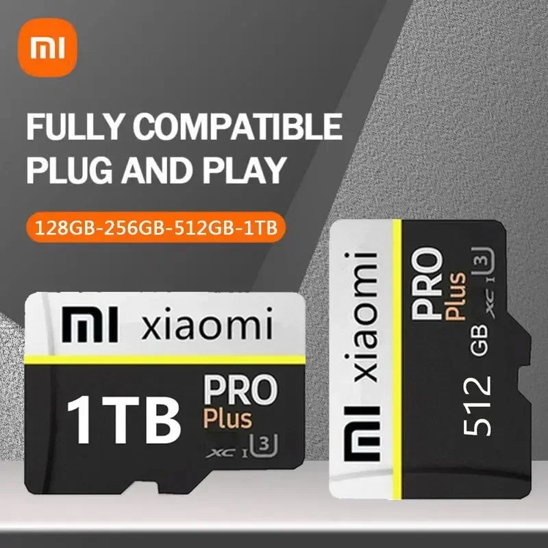 Tarjeta de memoria SD Xiaomi 2TB 1TB Clase 10 tarjeta Micro TF de alta velocidad 1TB 512GB para Nintendo Switch PC tarjeta SD de teléfono inteligente 128GB 256GB