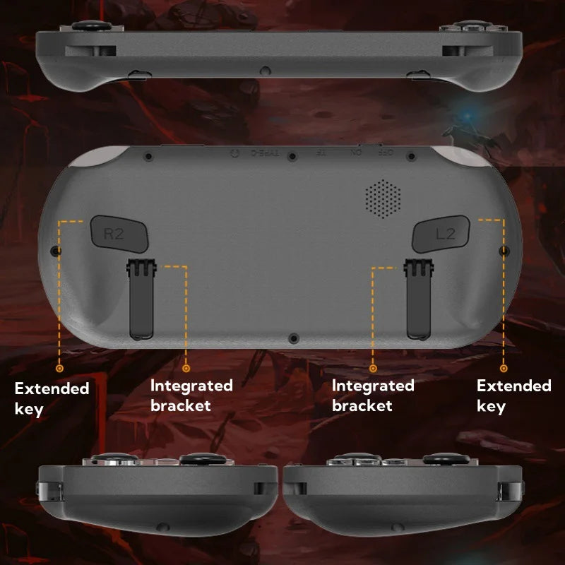 Consola de videojuegos portátil Retro SF3000, sistema Linux, pantalla IPS de 4,5 pulgadas, 854x480, reproductor de vídeo portátil de bolsillo de 3000mAh