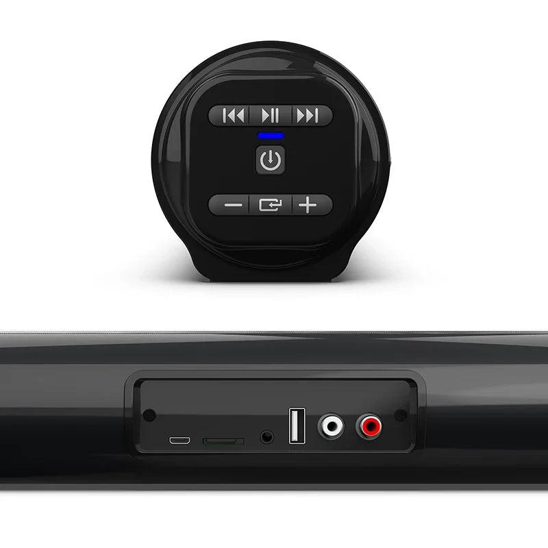 Barra de sonido súper potente, altavoz inalámbrico portátil con Bluetooth, estéreo envolvente, caja de sonido para TV en casa, Subwoofer, Radio FM, caixa de som