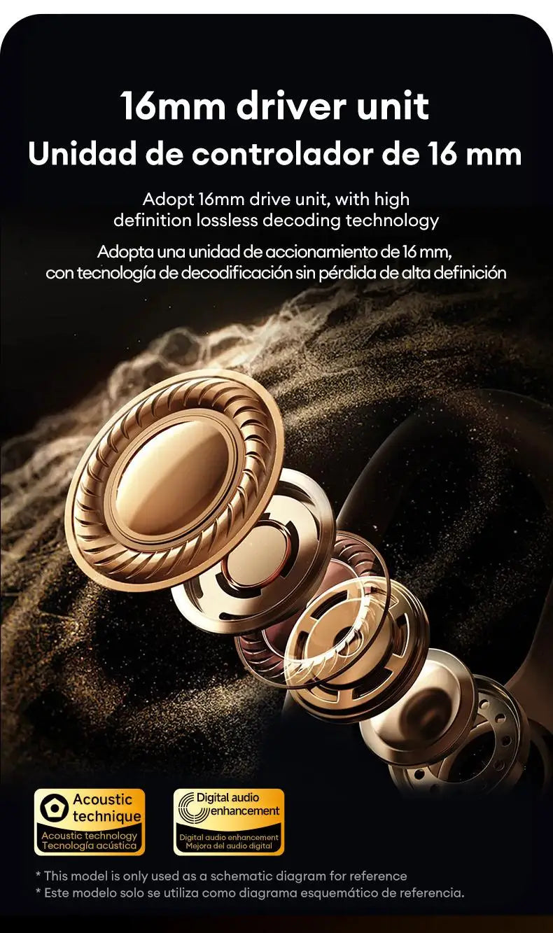 Choice HYUNDAI Openair5 AI auriculares de traducción Bluetooth tipo oreja colgante AI inteligente más de 100 idiomas reunión auricular regalo