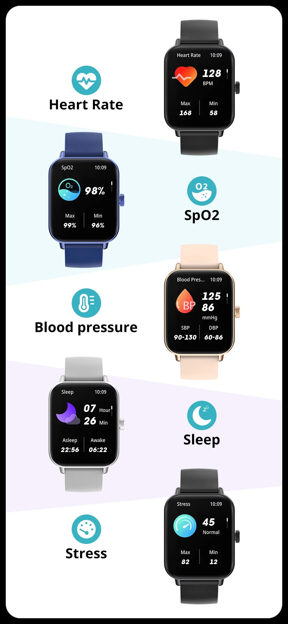Reloj inteligente COLMI P81 con llamadas de voz, pantalla Ultra de 1,9 pulgadas, Monitor de salud 24H, más de 100 modos deportivos, reloj inteligente Bluetooth para hombres y mujeres