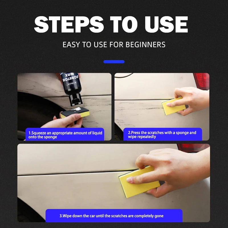Pasta removedora de arañazos para coche, cera para reparación de pintura de automóviles, reparación de arañazos para automóviles, limpieza y embellecimiento de superficies de automóviles