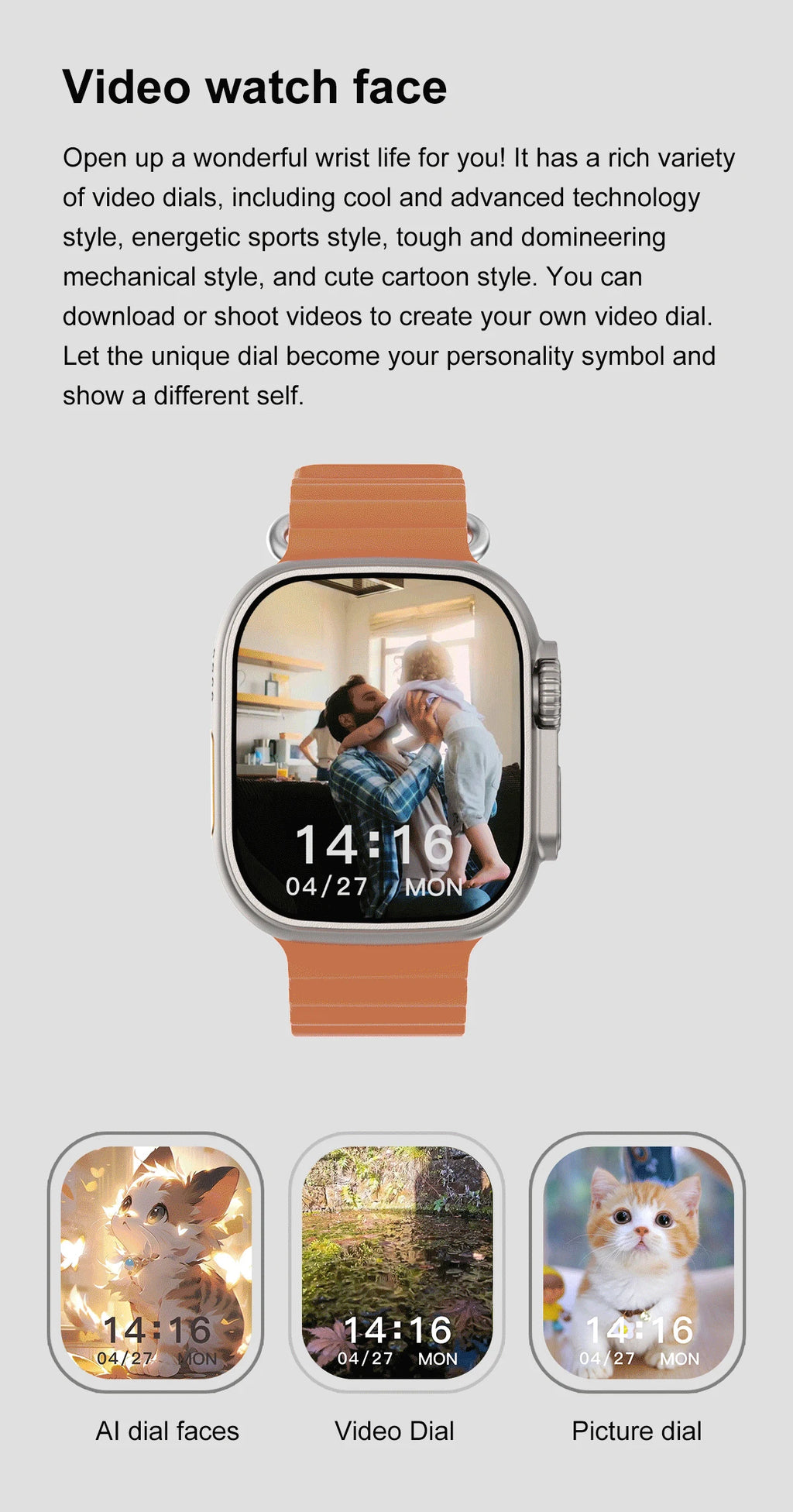 DT Ultra 3 Smartwatch pantalla Amoled 4GB reproductor MP3 MP4 Bluetooth red compartido aplicación tienda ChatGPT reloj inteligente AI hombre Sportwatch