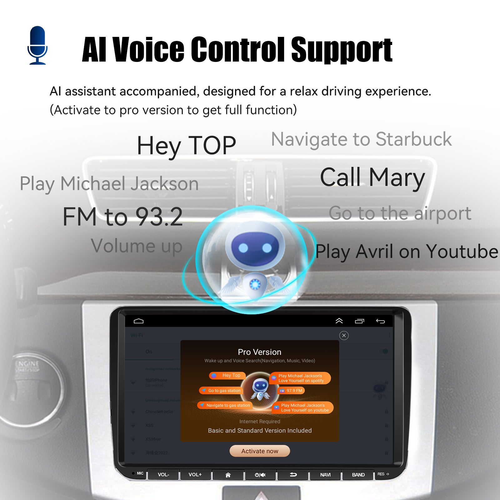 ESSGOO 9" Android 14 4G+64G Wireless Carplay Estéreo para Coche GPS NAVI WIFI RDS FM BT para VW Golf 5 6 Passat B6 B7 Polo 6R Touran Tiguan Caddy EOS Jetta T5 Seat Skoda